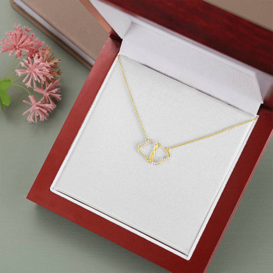 10K solid yellow gold hearts