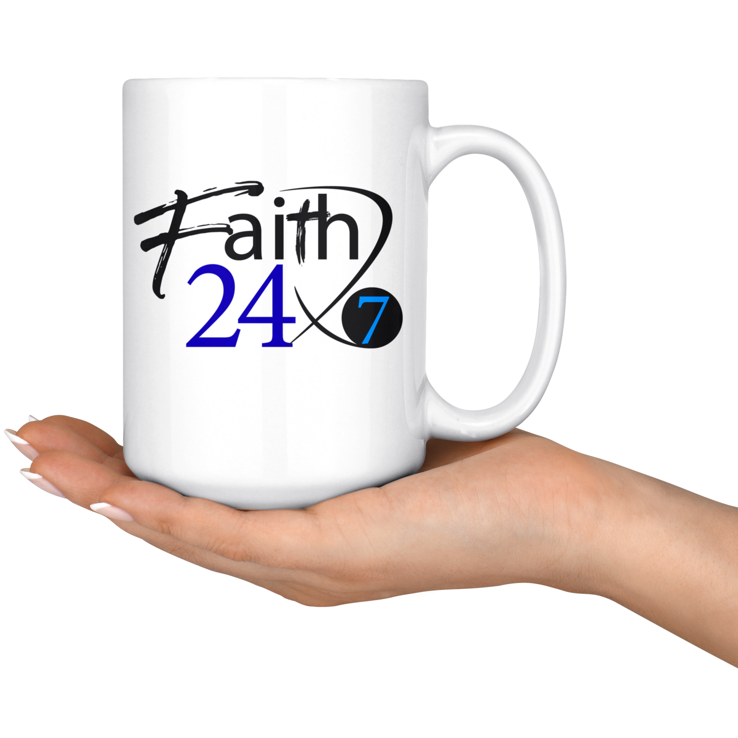 Black Mug / Tazza Black FAITH – 70x7store